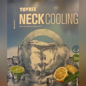 2 Pack Neck Cooling Tubes with Insulated Bag NWT
